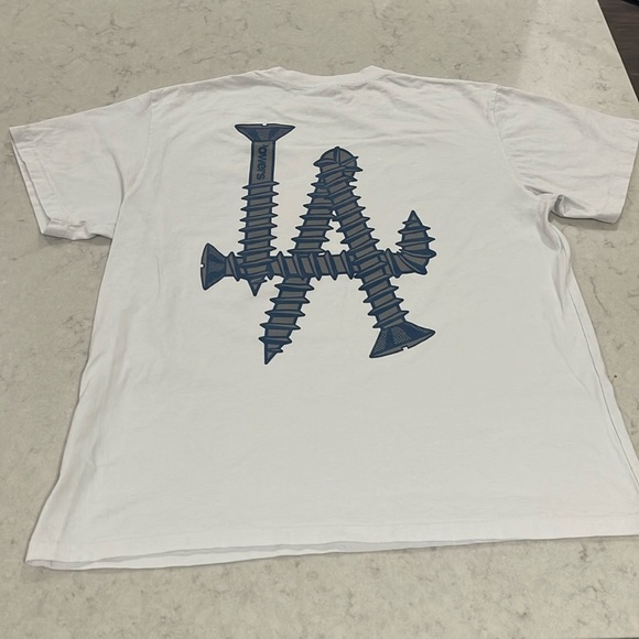 Powers supply "LA screw" tshirt size XL fits like Large great condition! - Picture 1 of 6